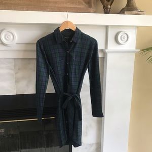 Plaid Banana Republic Dress